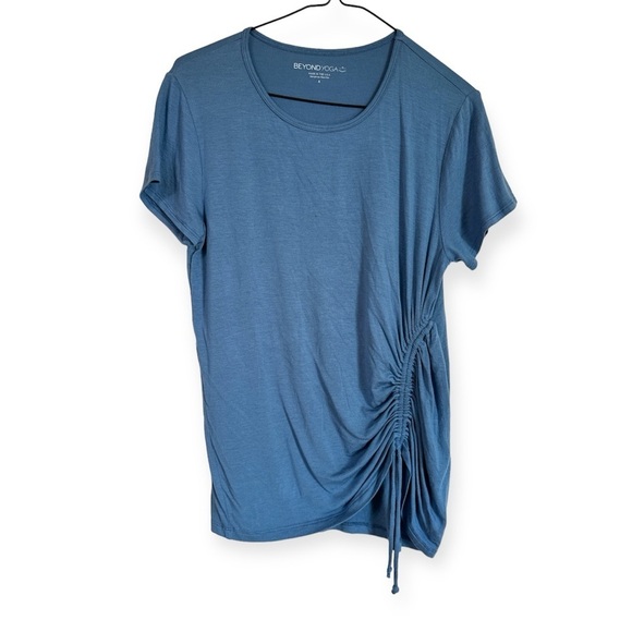 Beyond Yoga Side Rouched Super Soft‎ And Stretchy Athletic T-Shirt Size S - Picture 1 of 5